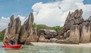 From Praslin: Cousin, Curieuse & St Pierre Islands Day Tour - Curieuse Island BBQ and giant tortoises near the natural pond