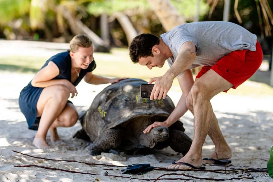 Praslin: Curieuse & St. Pierre Full-Day Boat Trip with Lunch - Curieuse giant tortoises: the sanctuary moment that anchors the trip