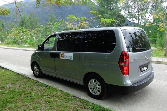 Private ARRIVAL Transfer from Seychelles Airport to any Hotels in Mahe - Meet your driver: Vision Voyages DMC in the arrivals area