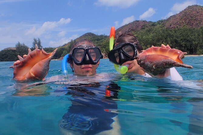 Private Seychelles Islands Tour by Boat with snacks & drinks - St. Pierre snorkeling stop: gear is handled, so you can focus on the water